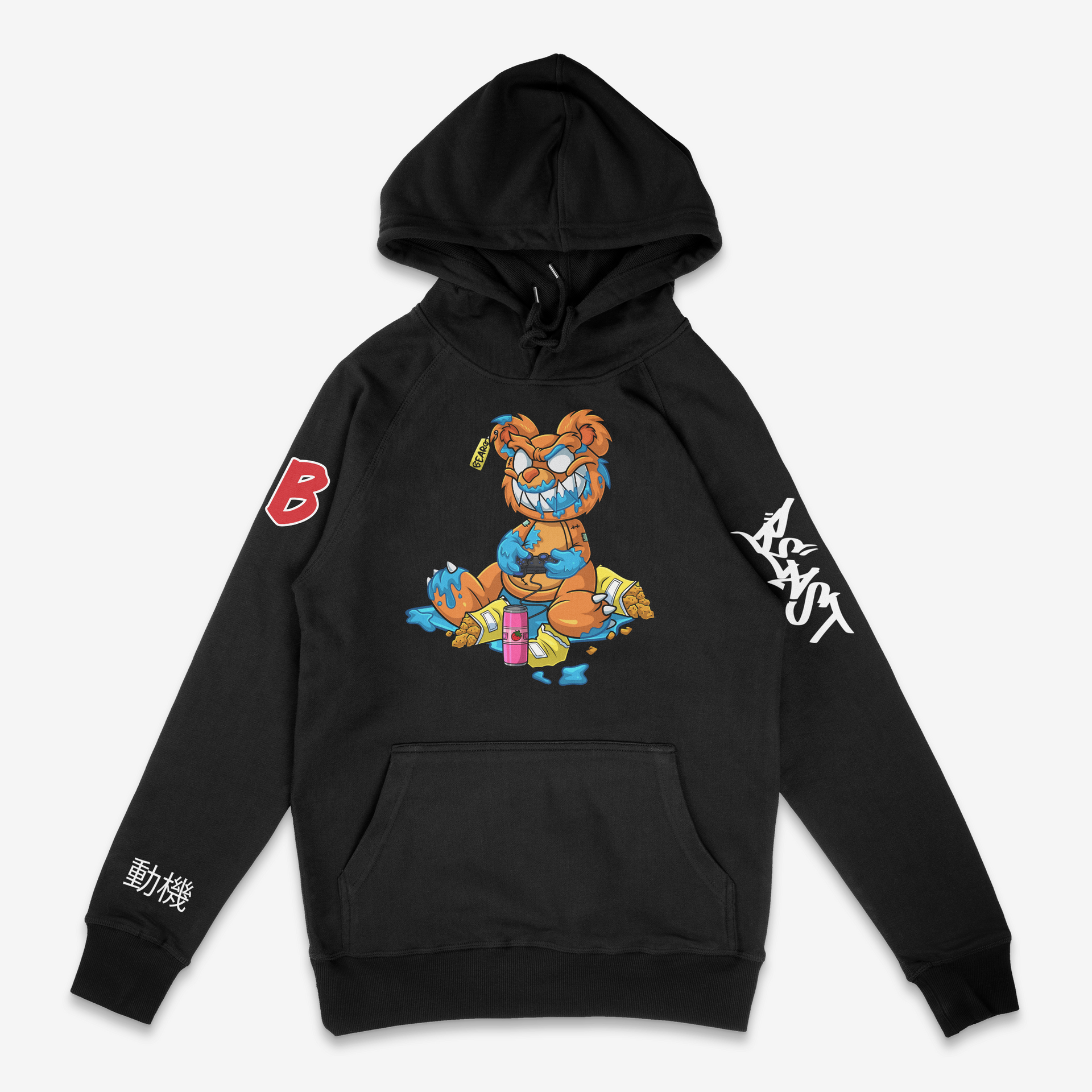 The Deluxe Gaming Bear Hoodie – BEARDABEAST Clothing