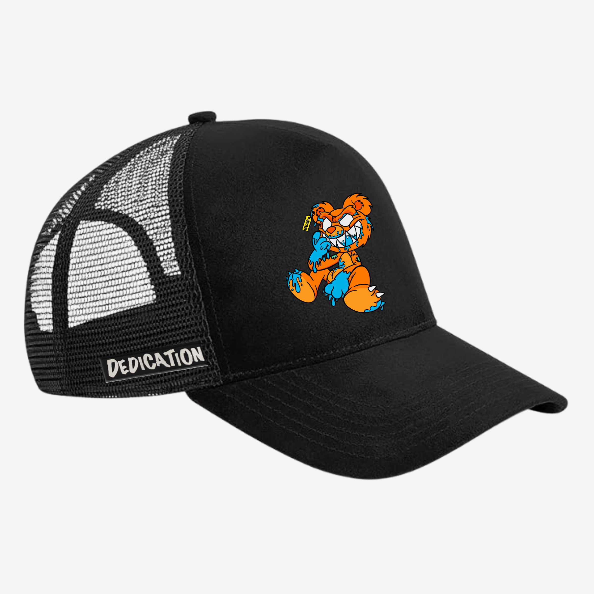 Suede Brim Trucker Hat